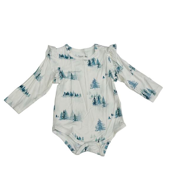NWT Tickety-Boo 18/24M Winter Landscape Frill Onesie - Picture 1 of 5